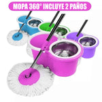 Mopa Trapeador Giratoria 360 Metalica