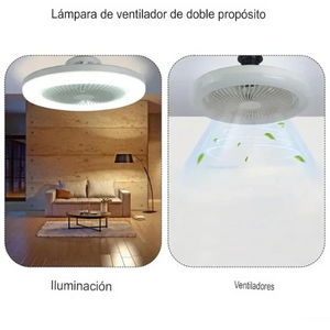 ventilador de techo con luz de mando 3 en 1